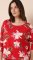 The Cat's Pajamas Women's Floral Festiva Pima Knit Cotton Pullover Lounge Set