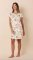 The Cat's Pajamas Women's Florentina Pima Knit Cotton Short Sleeve Sleepshirt
