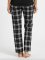 Boxercraft Girls Black/White Cuffed Poly Flannel Plaid Lounge Pant