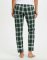 Boxercraft Girls Green/White Cuffed Poly Flannel Plaid Lounge Pant