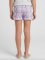 Boxercraft Girls Lavender Carnegie Poly Flannel Plaid Lounge Shorts