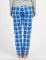Boxercraft Girls Royal/Silver Cuffed Poly Flannel Lounge Pant