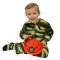 Big Feet Pajamas Kids Green Camouflage Fleece One Piece Footy