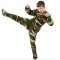 Big Feet Pajamas Kids Green Camouflage Fleece One Piece Footy