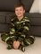 Big Feet Pajamas Kids Green Camouflage Fleece One Piece Footy