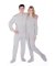 Big Feet Pajamas Adult Gray Jersey Knit One Piece Footy