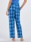 Boxercraft Women's Haley Harmony Blue Plaid Flannel Pajama Pant