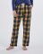 Boxercraft Women's Haley McIntosh Navy/Gold Plaid Flannel Pajama Pant
