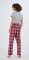 Boxercraft Women's Haley McIntosh Red Plaid Flannel Pajama Pant