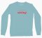 Happiness is...Skiing Women's Crewneck Sweatshirt in Aqua