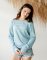 Happiness is...The Beach Women's Crew Neck Sweatshirt in Teal