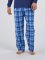 Boxercraft Men's Harley Harmony Blue Plaid Flannel Pajama Pant