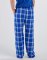 Boxercraft Men's Harley Carnegie Electric Blue Plaid Flannel Pajama Pant