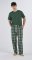 Boxercraft Men's Harley Jordan Green Plaid Flannel Pajama Pant