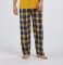 Boxercraft Men's Harley McIntosh Navy/Gold Plaid Flannel Pajama Pant