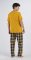 Boxercraft Men's Harley McIntosh Navy/Gold Plaid Flannel Pajama Pant