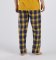 Boxercraft Men's Harley McIntosh Navy/Gold Plaid Flannel Pajama Pant