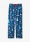 Little Blue House by Hatley Men's Rockin' Holiday Flannel Pajama Pant in Blue