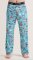 Little Blue House by Hatley Men's Ski Holiday Jersey Pajama Pants in Blue