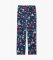 Little Blue House by Hatley Men's Christmas Village Flannel Pajama Pant in Navy