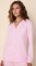 The Cat's Pajamas Women's Heritage Stripe Pima Knit Cotton Classic Set in Pink