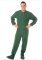 Big Feet Pajamas Adult Hunter Green Fleece One Piece Footy