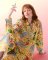 Karen Mabon Alpine Leopards Organic Cotton Classic Pajama Set in Yellow