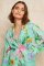 Karen Mabon Flamingo Pond Organic Cotton Long Sleeve Short Pajama Set