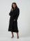 Kashwére Signature Shawl Collared Robe in Black