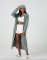 Kashwére Adult Hampton Robe in Mist