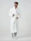 Kashwére Signature Shawl Collared Robe in Perfect White