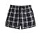 Boxercraft Kids Black/White Poly Flannel Plaid Lounge Shorts