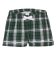 Boxercraft Kids Green/White Poly Flannel Plaid Lounge Short