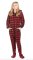 Big Feet Pajamas Kids Red & Black Buffalo Plaid Fleece Hooded One Piece Footy