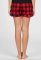 Boxercraft Kids Red/Black Buffalo Poly Flannel Plaid Lounge Shorts
