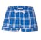 Boxercraft Kids Royal/Silver Poly Flannel Plaid Lounge Shorts