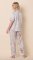The Cat's Pajamas Women's Morning in Kyoto Silk Short Sleeve Pajama Set