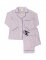 PJ Confidential Women's Amelia Cotton Classic Pajama Set in Lilac Stripe