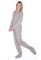 Big Feet Pajamas Adult Green and Lavender Plaid Flannel One Piece Footy