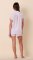 The Cat's Pajamas Women's Classic Stripe Luxe Pima Cotton Short Sleeve Short Set in Lavender