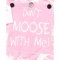 Lazy One Adult Unisex Classic Moose FlapJack in Pink