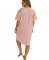 Lazy One I Don't Do Mornings Cotton Nightshirt in Pink