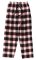 Lazy One Men's Black Plaid Flannel Pajama Pant