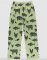 Lazy One Men's Butcher Map Cotton Knit Pajama Pant in Green