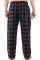 Lazy One Men's Grey Plaid Flannel Pajama Pant