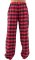 Lazy One Men's Moose on Plaid Flannel Pajama Pant