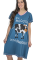 Lazy One Moody in The Morning Women's Nightshirt in Blue