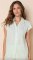 The Cat's Pajamas Women's Classic Stripe Luxe Pima Cotton Short Sleeve Short Set in Light Green