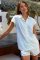 The Cat's Pajamas Women's Classic Stripe Luxe Pima Cotton Short Sleeve Short Set in Light Green