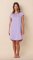 The Cat's Pajamas Women's Lilac Pima Knit Cotton Short Sleeve Sleepshirt